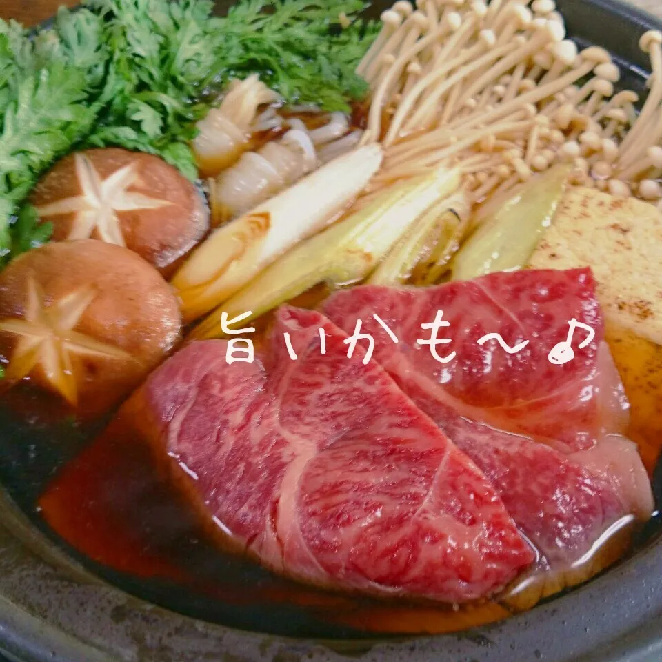 最上牛のすき鍋～|マイケルの料理さん