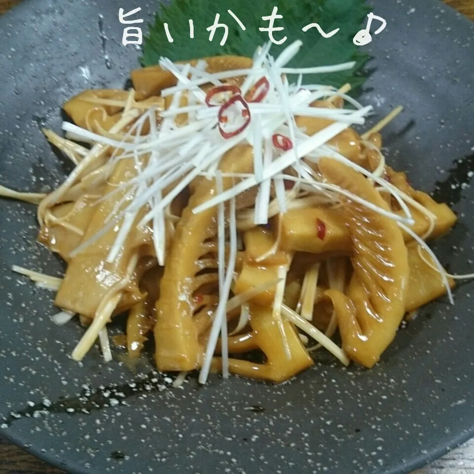 Snapdishの料理写真:中毒性あるかも～やみつきになるかも～ピリ辛メンマ|マイケルの料理さん