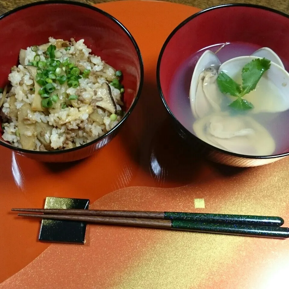 ハマグリのお吸い物と混ぜご飯|マイケルの料理さん