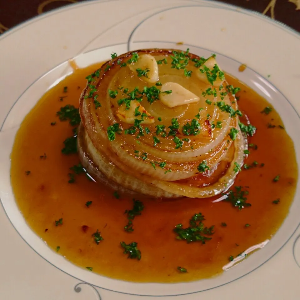 新玉ねぎのステーキ照り焼きバター醤油|マイケルの料理さん