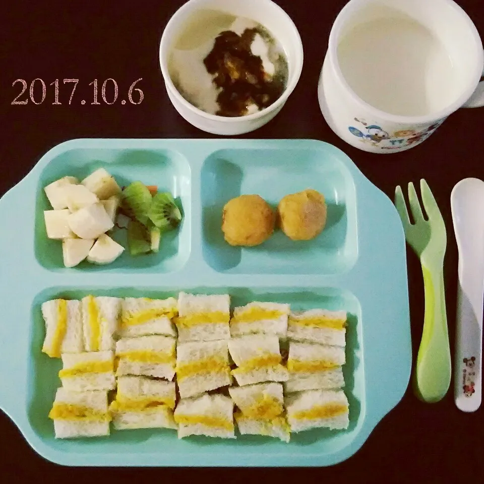 1歳 朝ごはん|✳ku✳さん