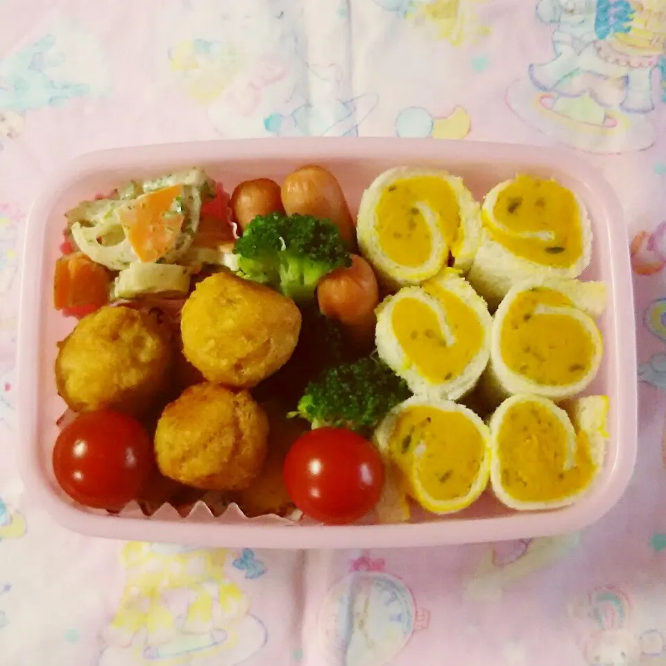 Snapdishの料理写真:5歳 お弁当|✳ku✳さん