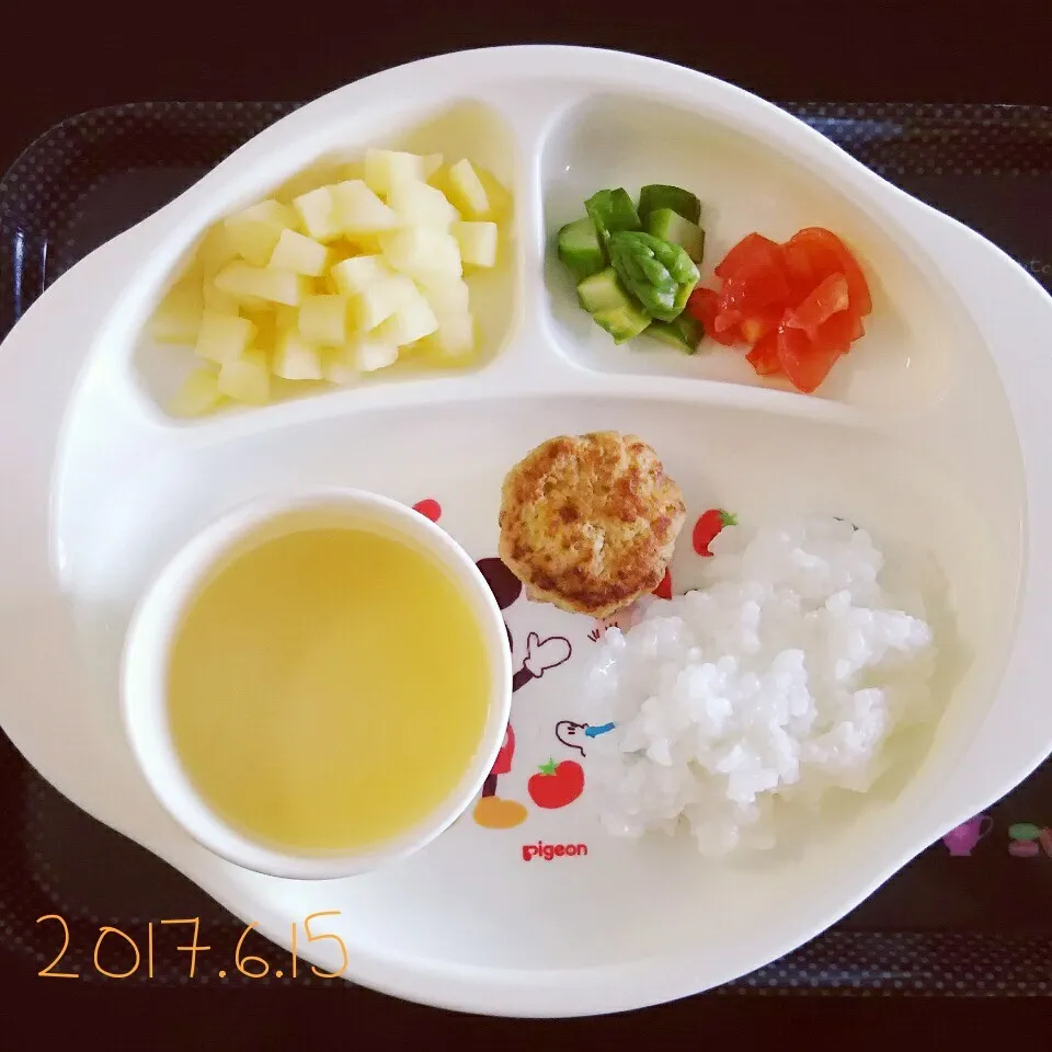 Snapdishの料理写真:1歳 昼ごはん|✳ku✳さん