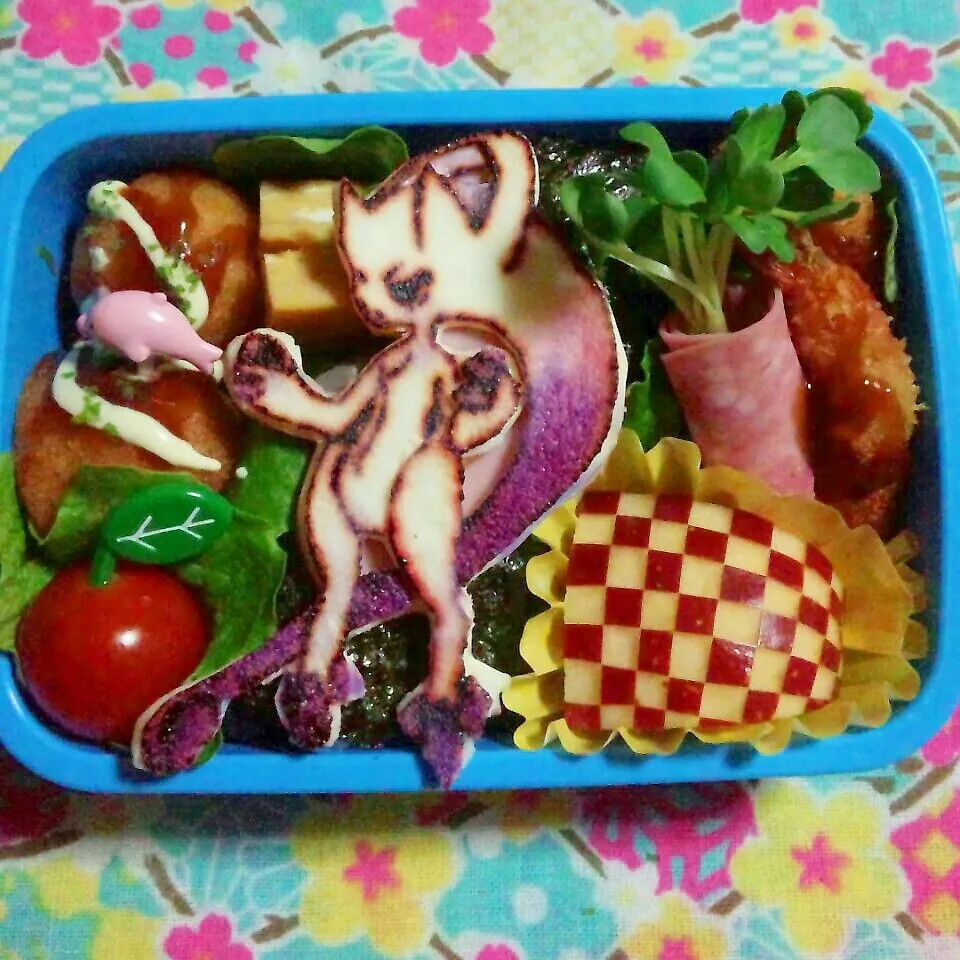 ポケモンキャラ弁当☆【メガミュウツーＹ】|とももんさん