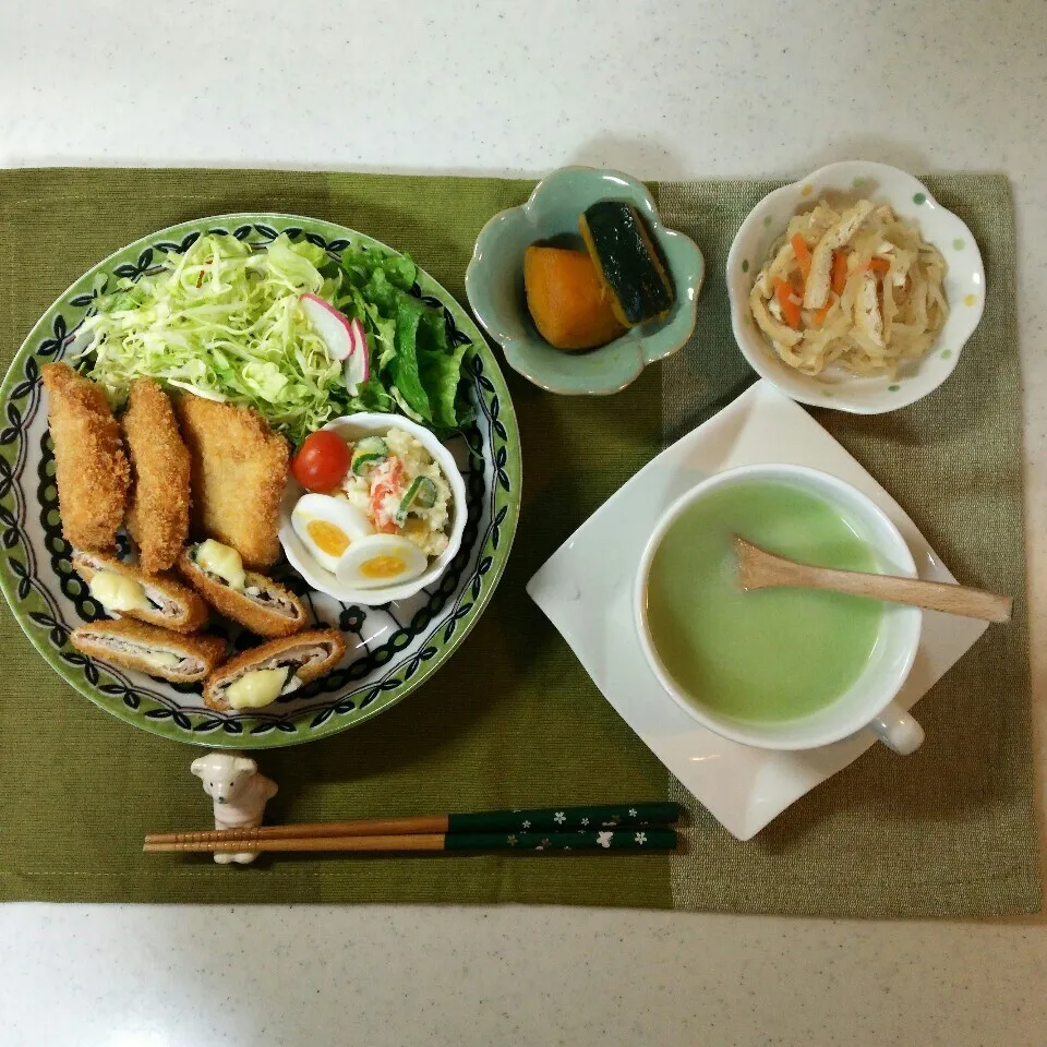 豚肉ロースの大葉&チーズはさみ揚げ|くりんさん