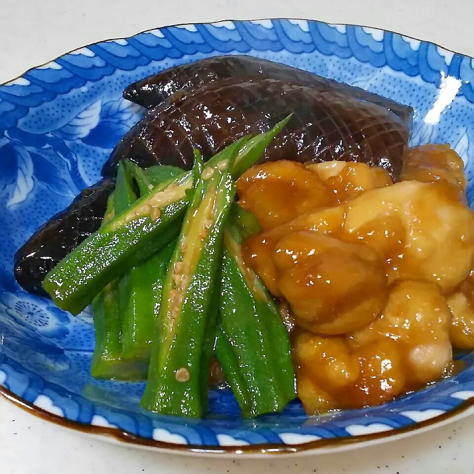 🍀まねっこ🍀茄子と鶏肉のトロトロ煮浸し🍀|くりんさん