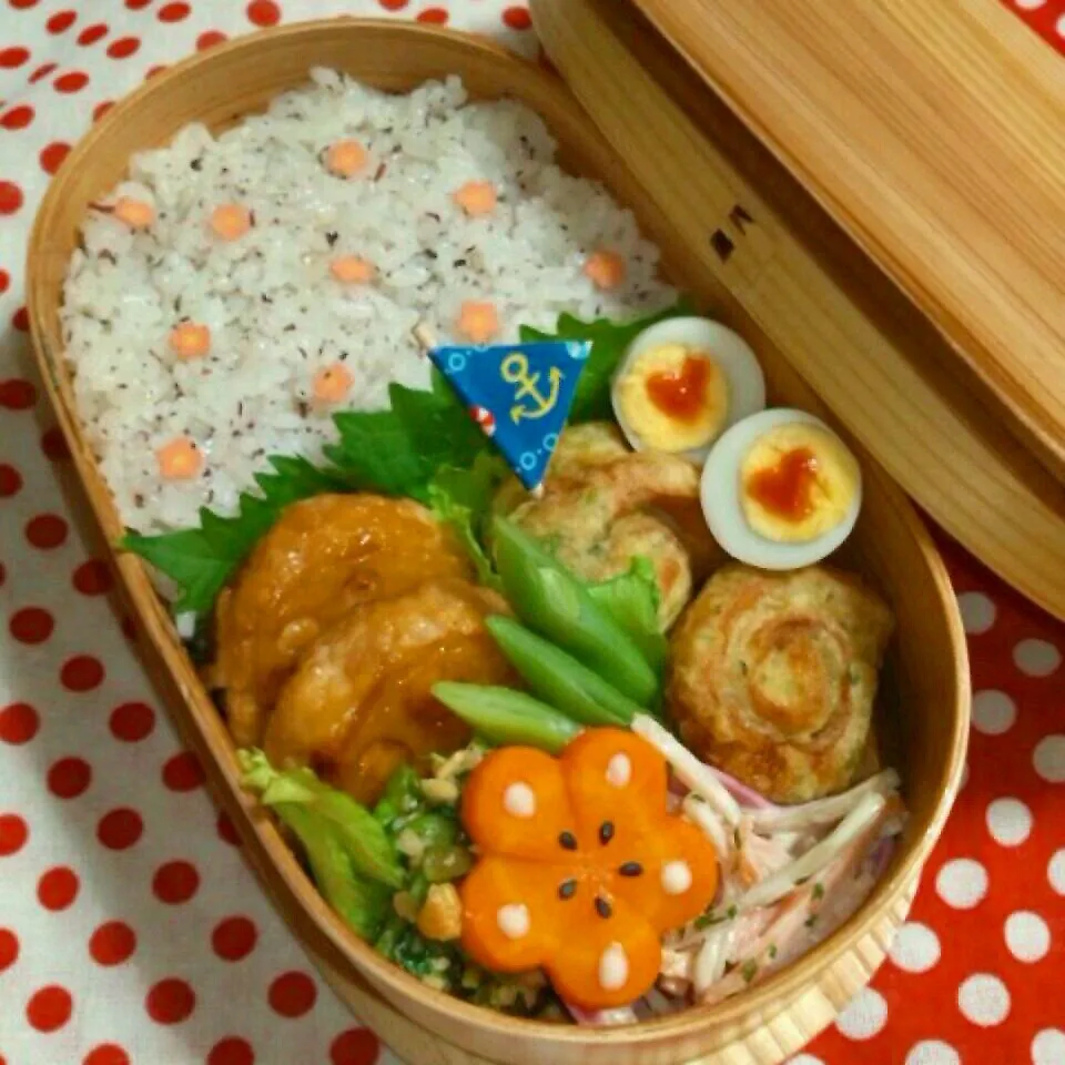 旦那の夜勤弁当☆【8/22】|とももんさん