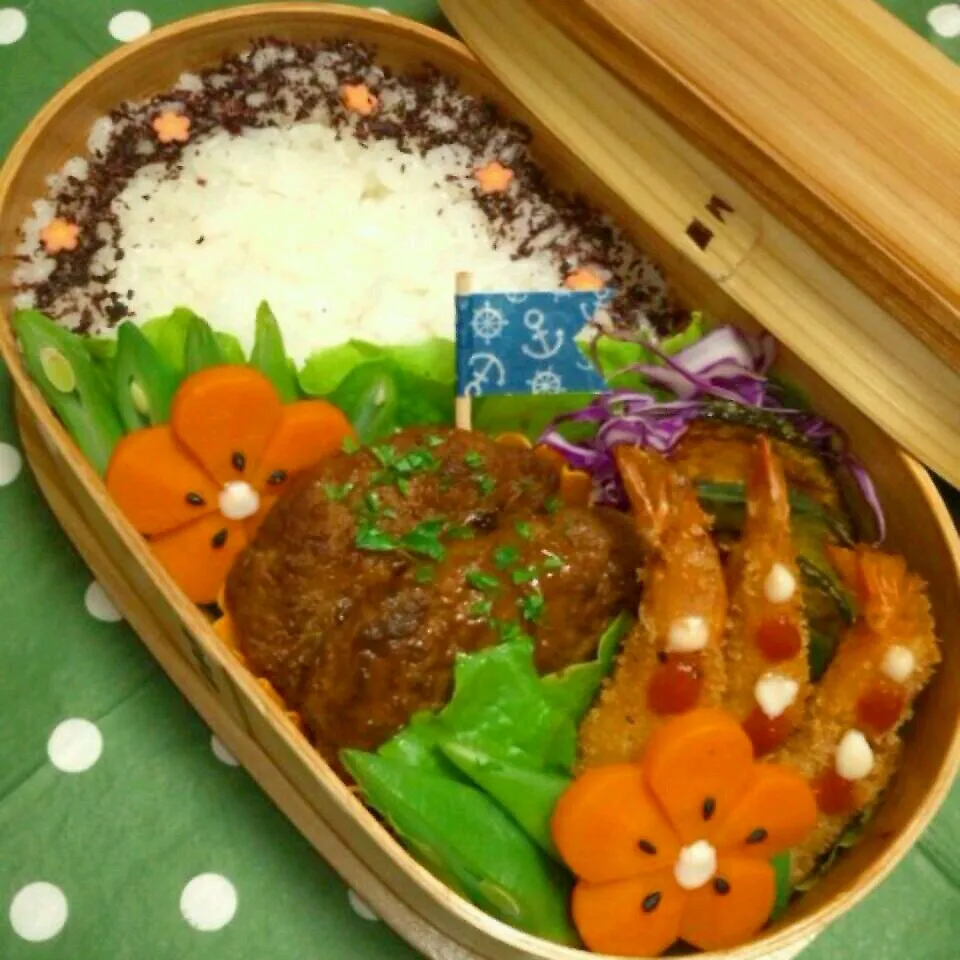 旦那の夜勤弁当☆【6/9】|とももんさん