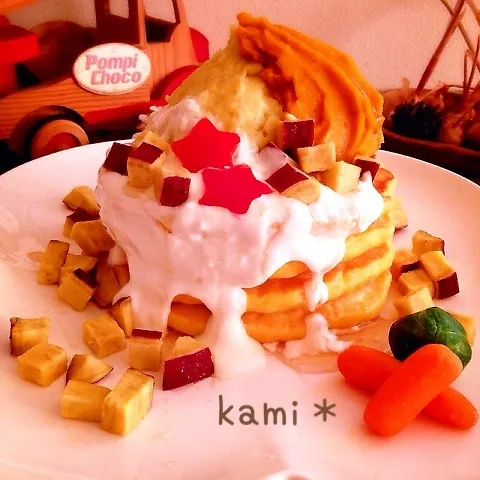 お野菜たっぷりベジパンケーキ☻*スイーツで野菜とりましょ☆|kamiさん