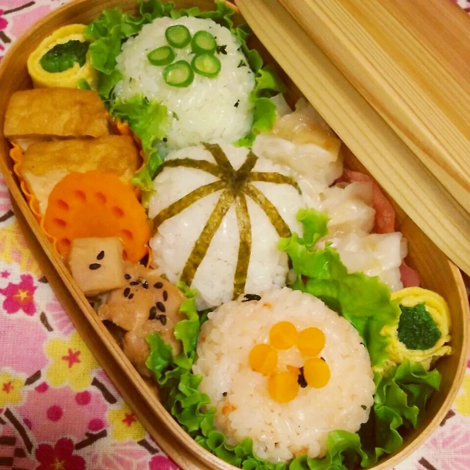 Snapdishの料理写真:旦那の夜勤弁当☆【4/1】再投稿|とももんさん