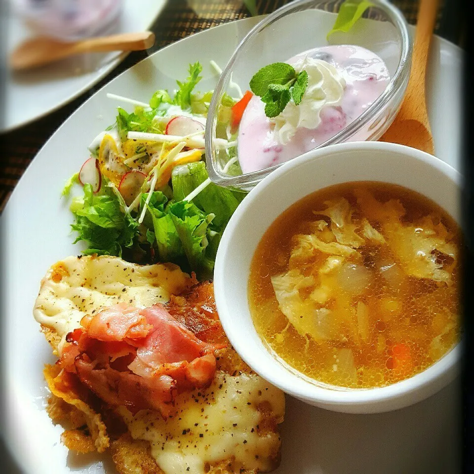 とろーりチーズのお食事フレンチトーストランチ|つばさ(nao)さん