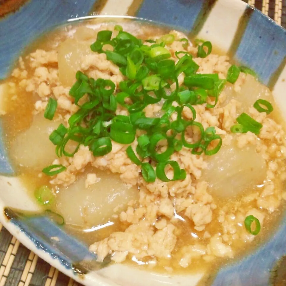 大根の鶏そぼろ煮☆|とももんさん