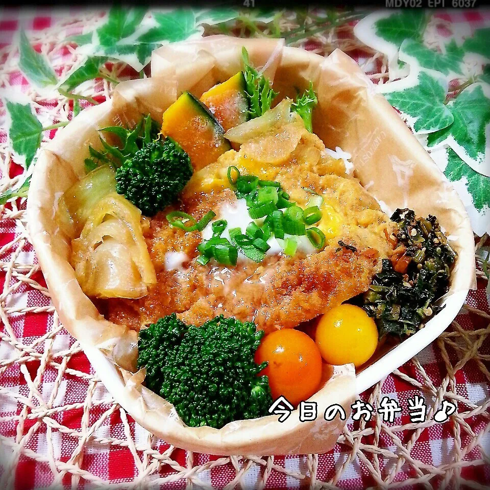 今日はカツ丼弁当♪|つばさ(nao)さん