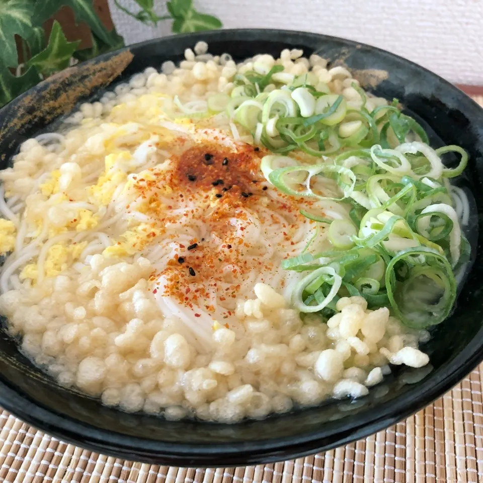 Snapdishの料理写真:温い玉子とじそうめん|kazumi_a♡さん