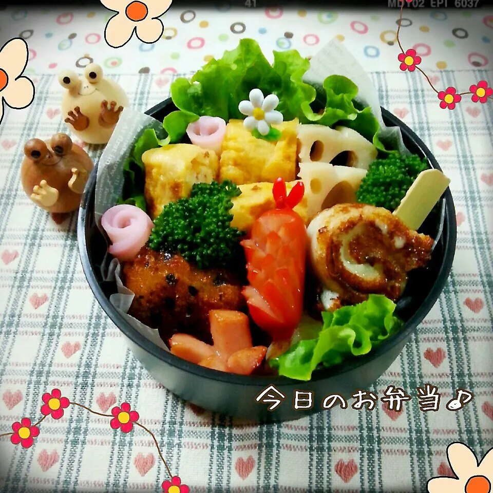 Snapdishの料理写真:今日のお弁当(^o^)|つばさ(nao)さん