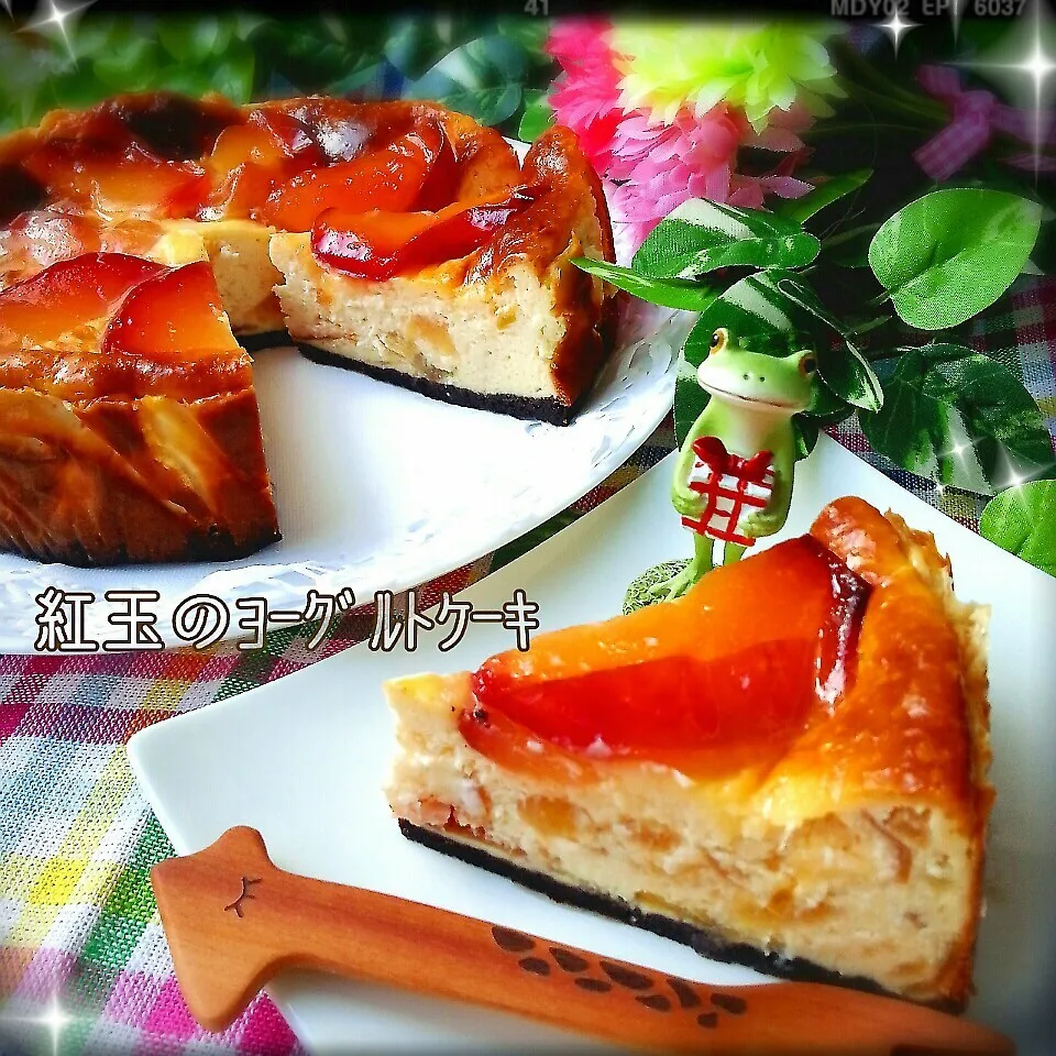 紅玉のﾍﾞｲｸﾄﾞﾖｰｸﾞﾙﾄｹｰｷ♪|つばさ(nao)さん