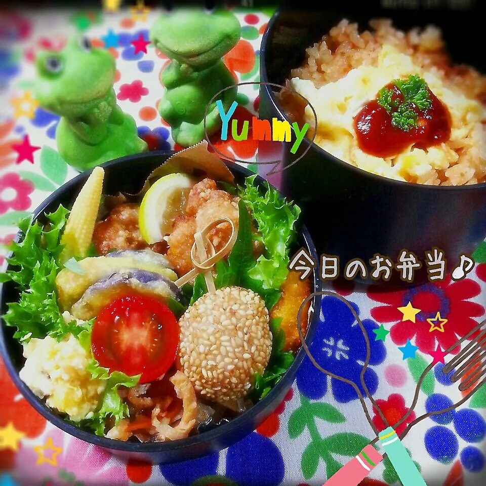 今日のお弁当～炊飯器でｵﾑﾗｲｽ♪|つばさ(nao)さん