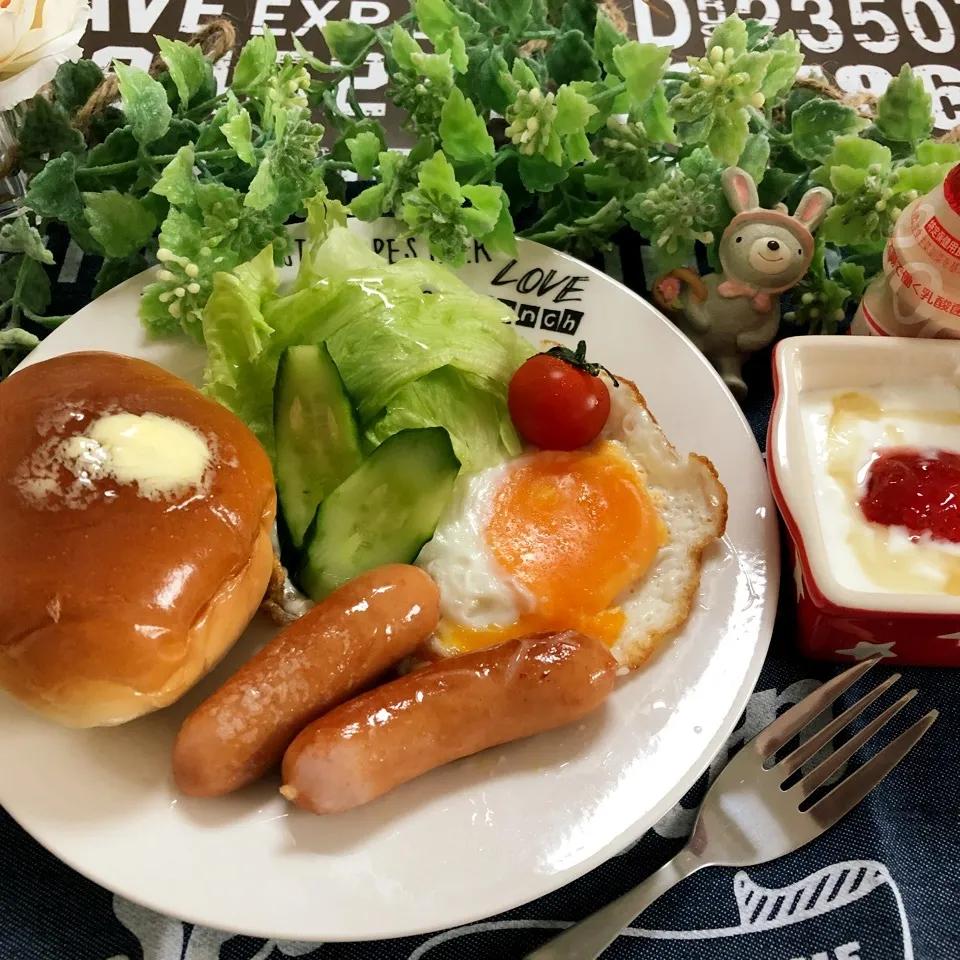 Snapdishの料理写真:朝ごパン♡|kazumi_a♡さん