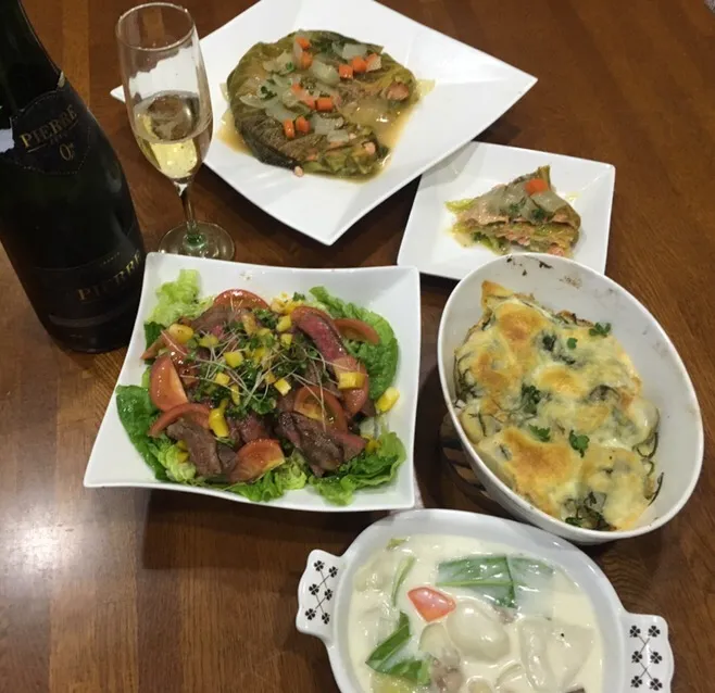 Snapdishの料理写真:結婚記念日Dinner 🎊|sakuramochiさん