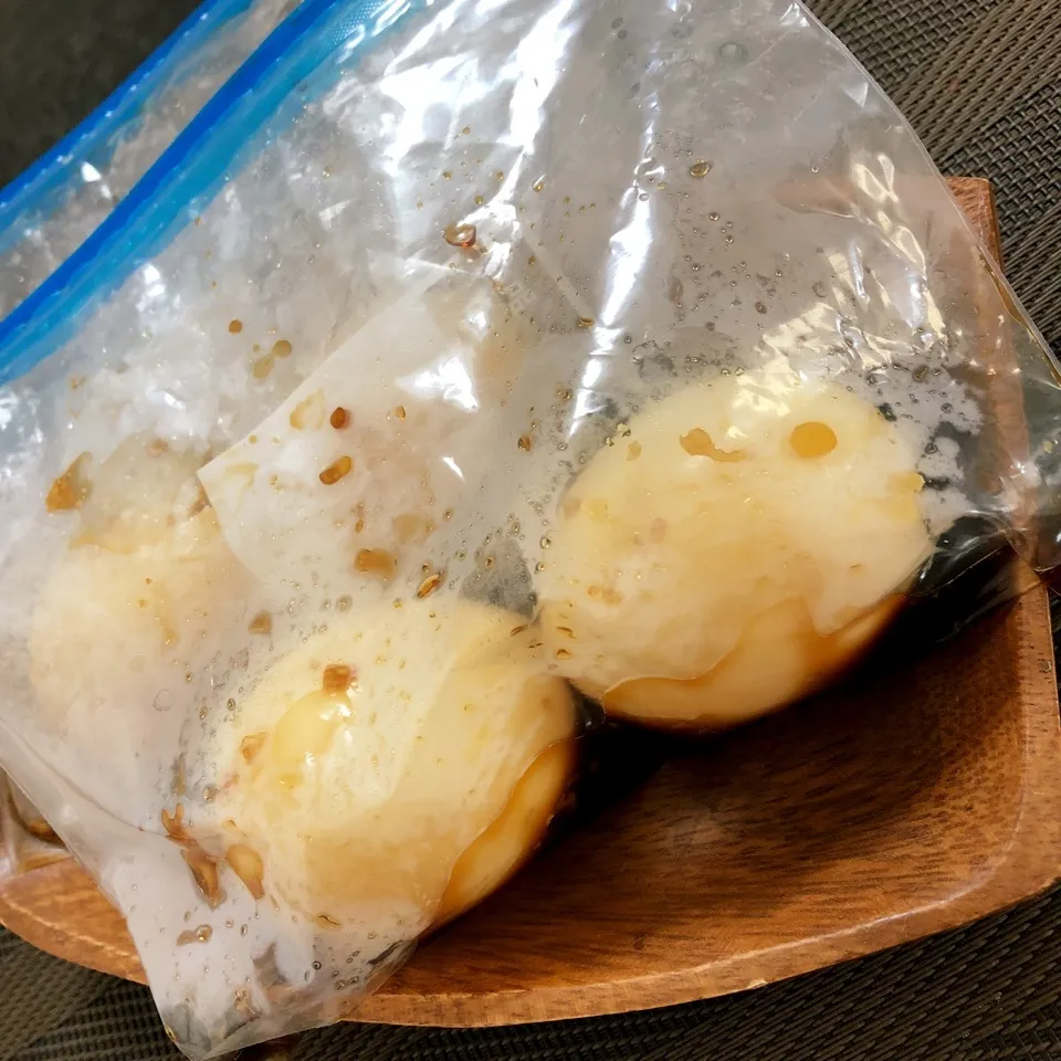 Snapdishの料理写真:煮卵を作りました♫|kazumi_a♡さん