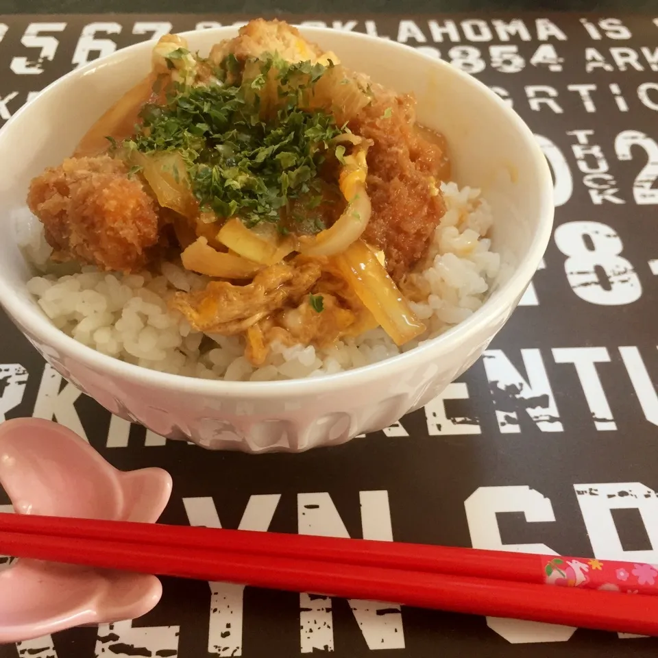 親子丼♡昨日のチキンカツリメーク|kazumi_a♡さん