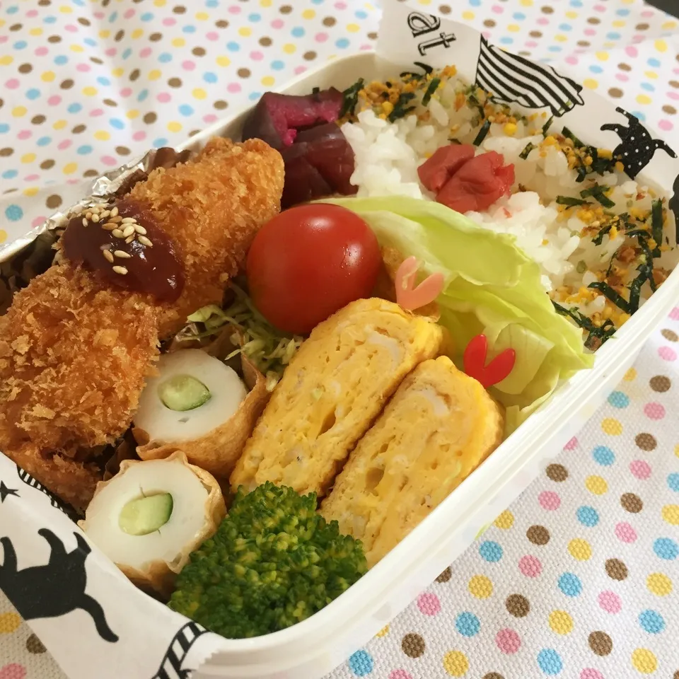 Snapdishの料理写真:チキンカツのお弁当♡|kazumi_a♡さん