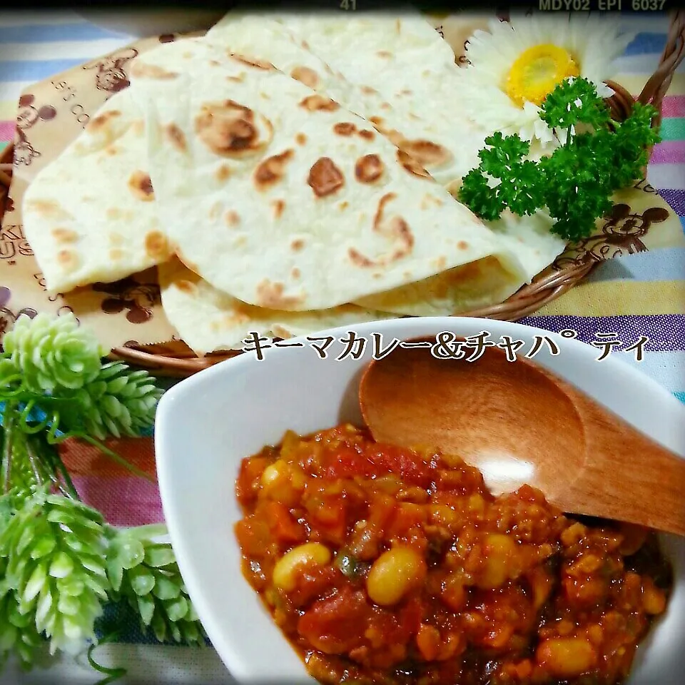 大豆のｷｰﾏｶﾚｰと手作りﾁｬﾊﾟﾃｨ♪|つばさ(nao)さん