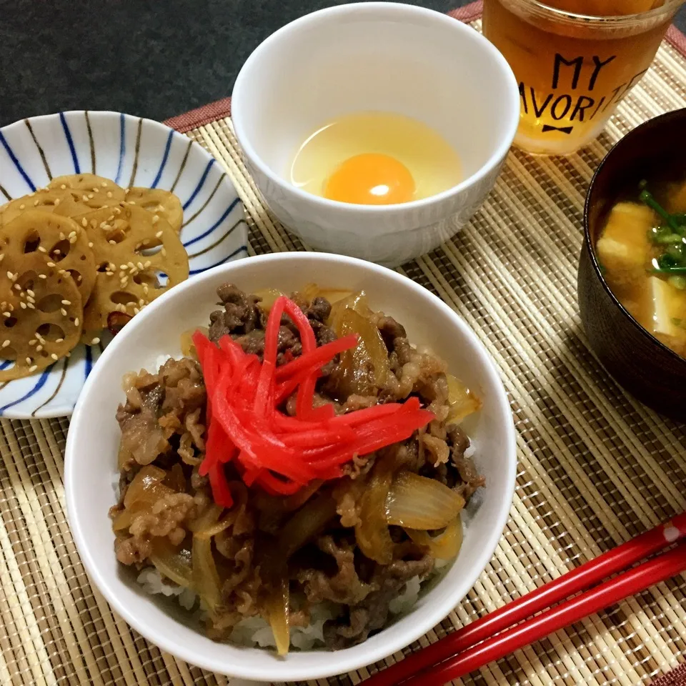 牛丼で夕ご飯|kazumi_a♡さん