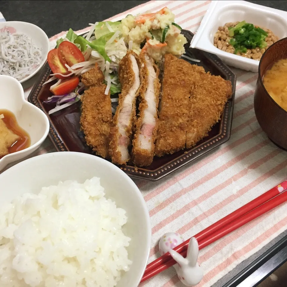 Snapdishの料理写真:とんかつご飯|kazumi_a♡さん