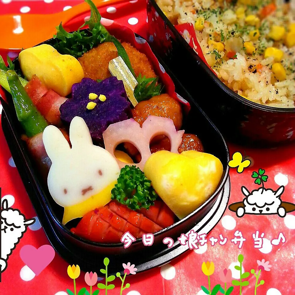 今日の娘ﾁｬﾝ弁当♪|つばさ(nao)さん