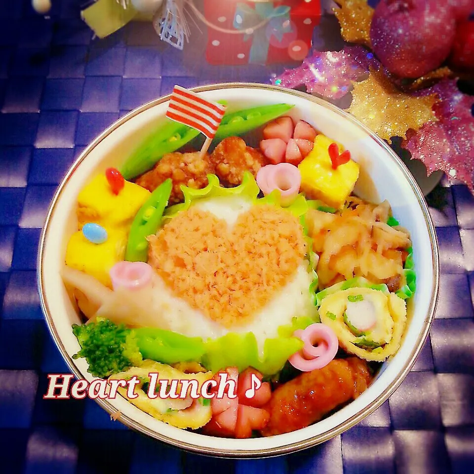 今日ゎHeartのlunch BOX風に…|つばさ(nao)さん