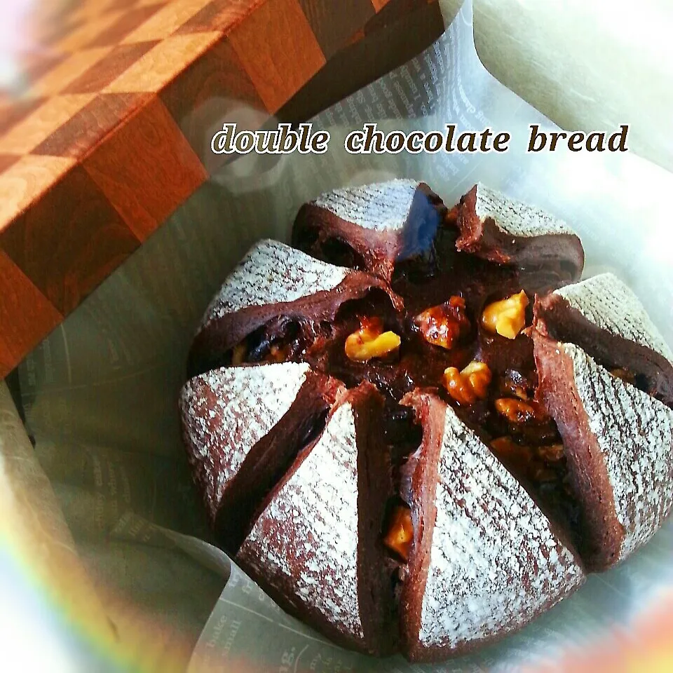 天然酵母で…double  chocolate  bread|つばさ(nao)さん