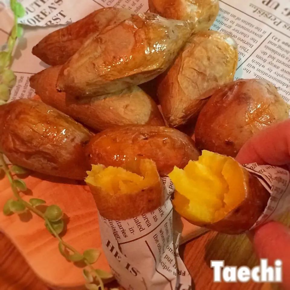 蜜だくだく！うちで簡単焼き芋♪|Taechi309さん