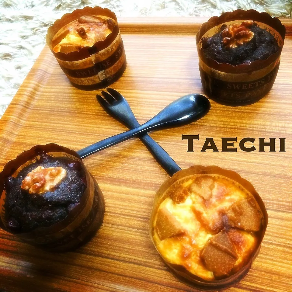 マフィン×マフィン＝笑顔♪のおやつ|Taechi309さん