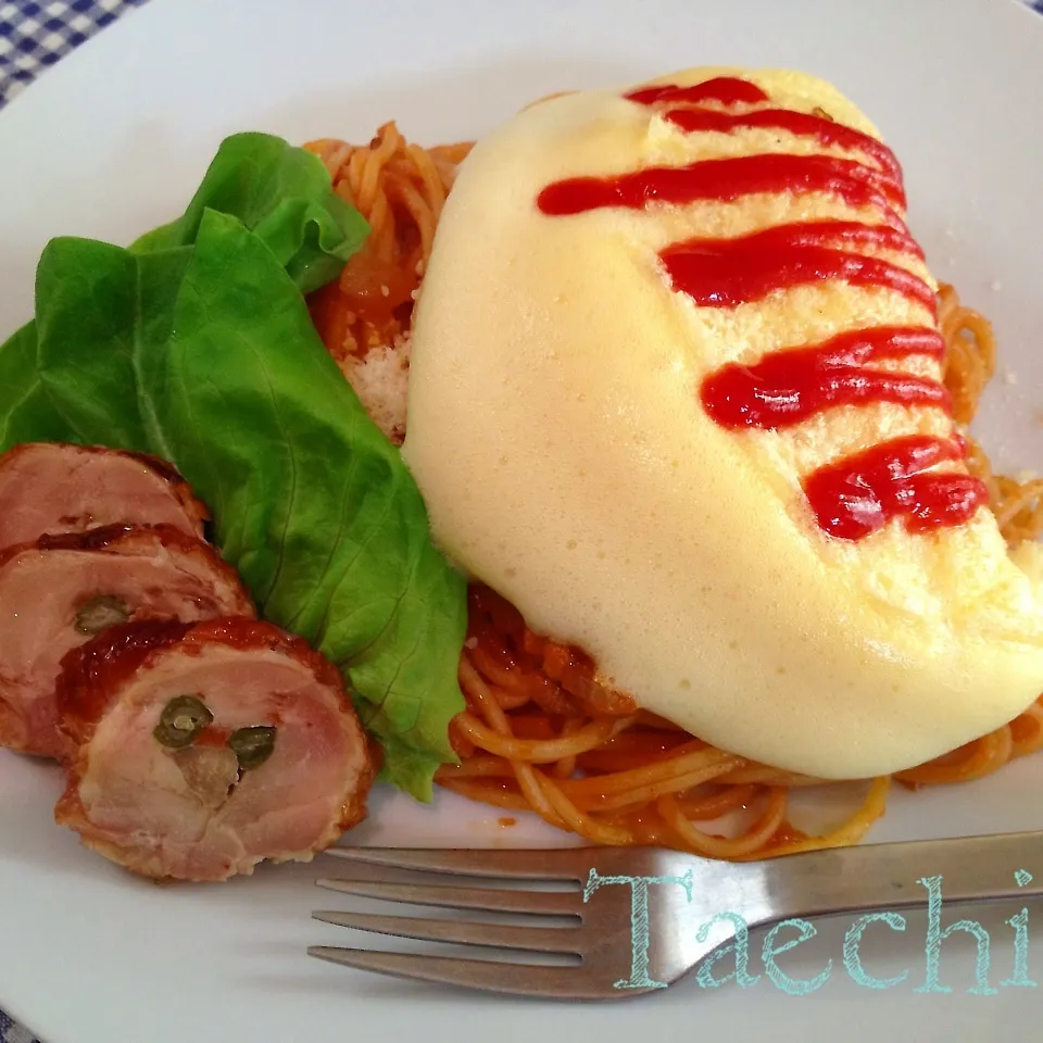 Snapdishの料理写真:とろけるオムパスタ〜簡単レシピ有り〜|Taechi309さん