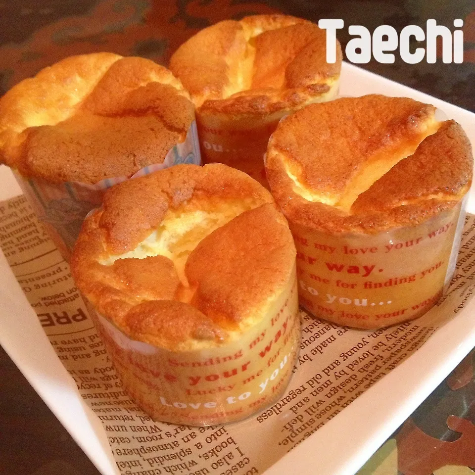 スフレチーズカップケーキ|Taechi309さん