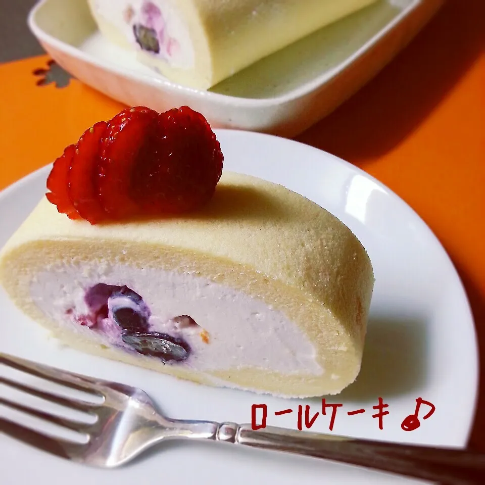 ﾛｰﾙｹｰｷ作ってみました。|つばさ(nao)さん