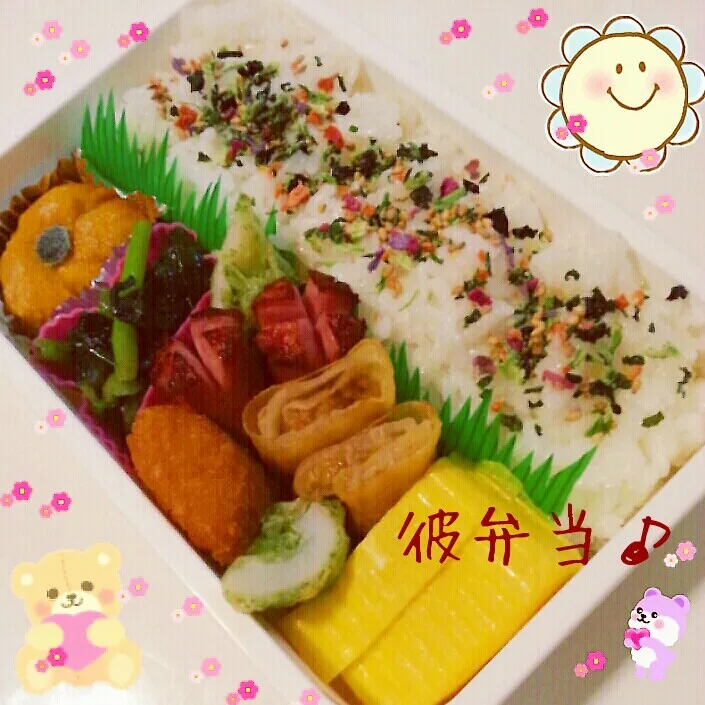 今日の彼弁当です♪|つばさ(nao)さん