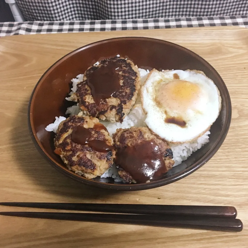 ロコモコ丼|まぁたんさん