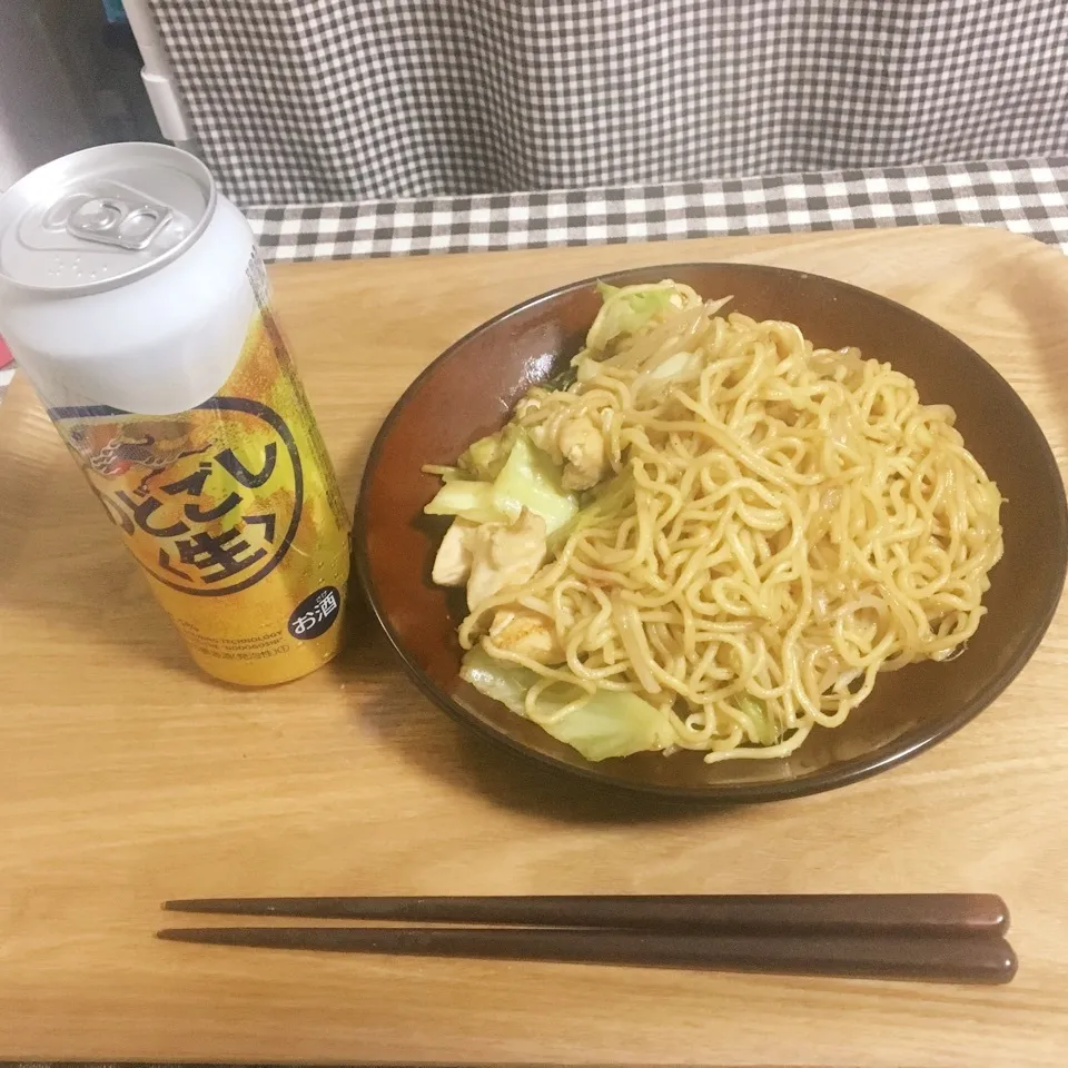 にんにくバターしょう油焼きそば|まぁたんさん