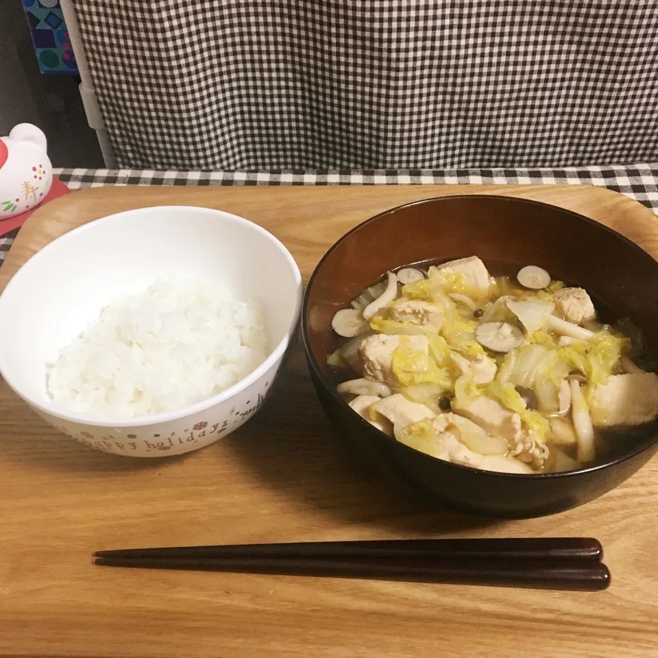 鶏肉と白菜の煮物|まぁたんさん