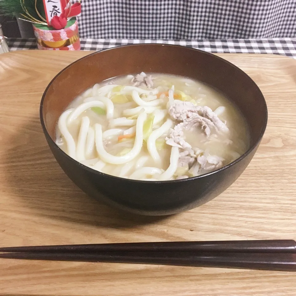 ごま味噌煮込みうどん|まぁたんさん