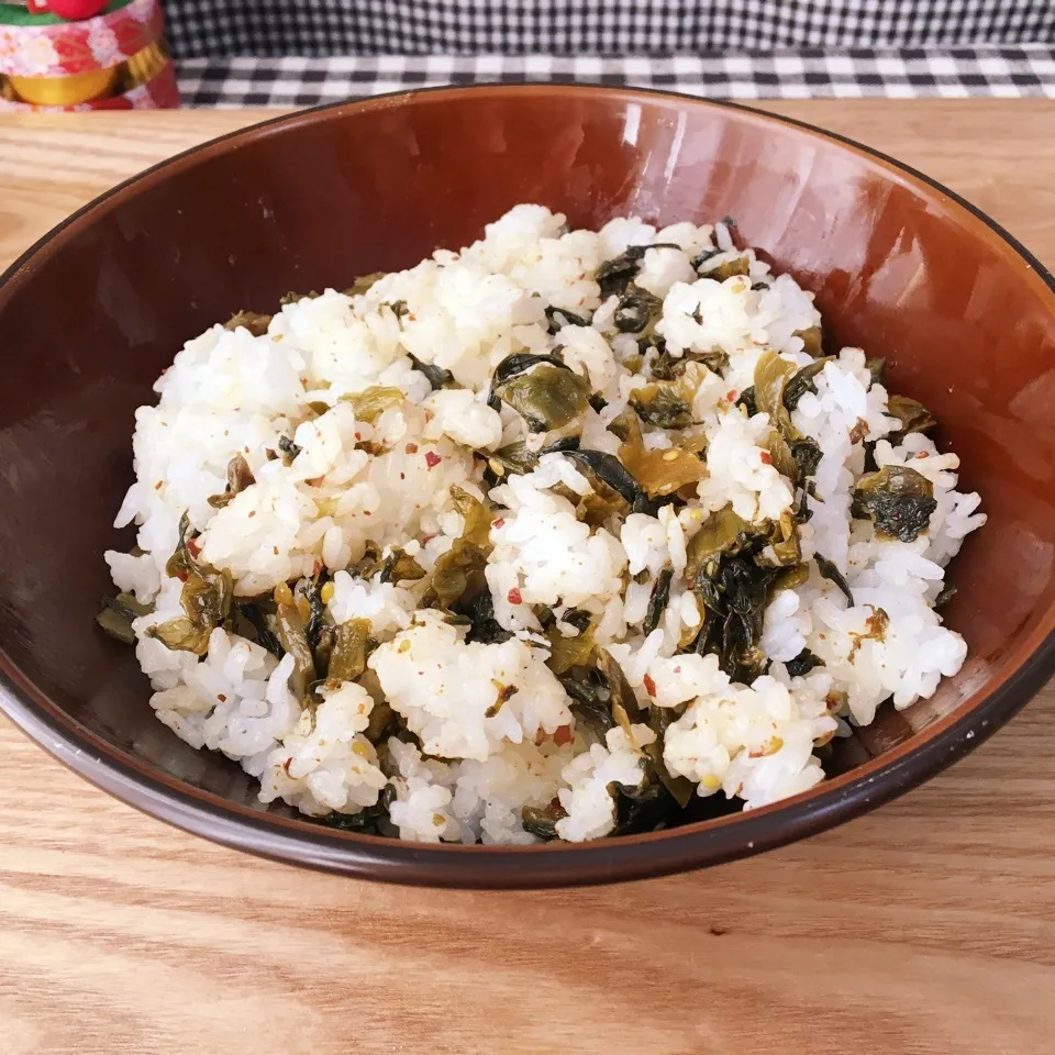 辛子高菜ご飯|まぁたんさん