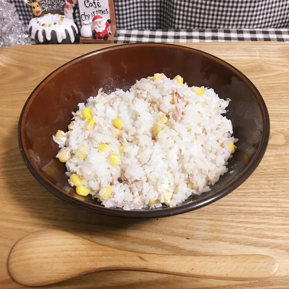 ツナコーン混ぜご飯|まぁたんさん