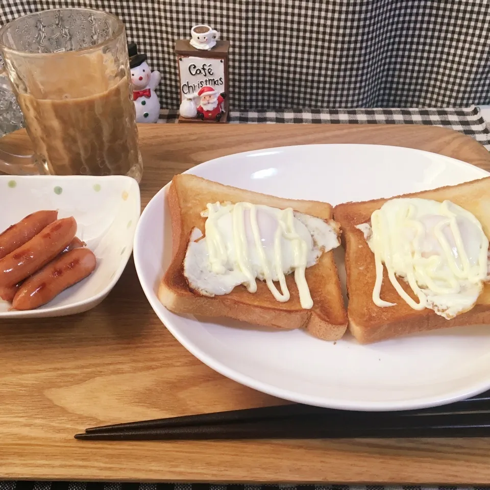 Snapdishの料理写真:今日の朝食|まぁたんさん