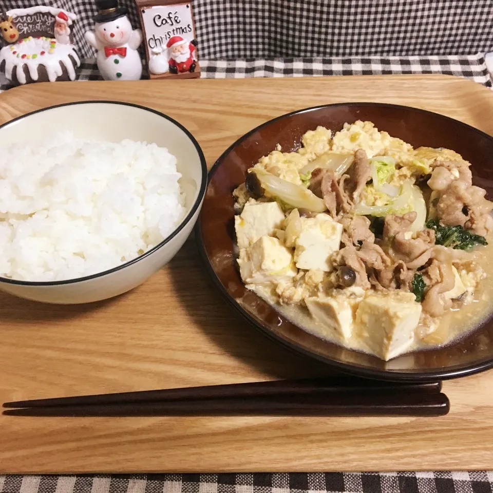 豚肉と白菜の卵とじ|まぁたんさん