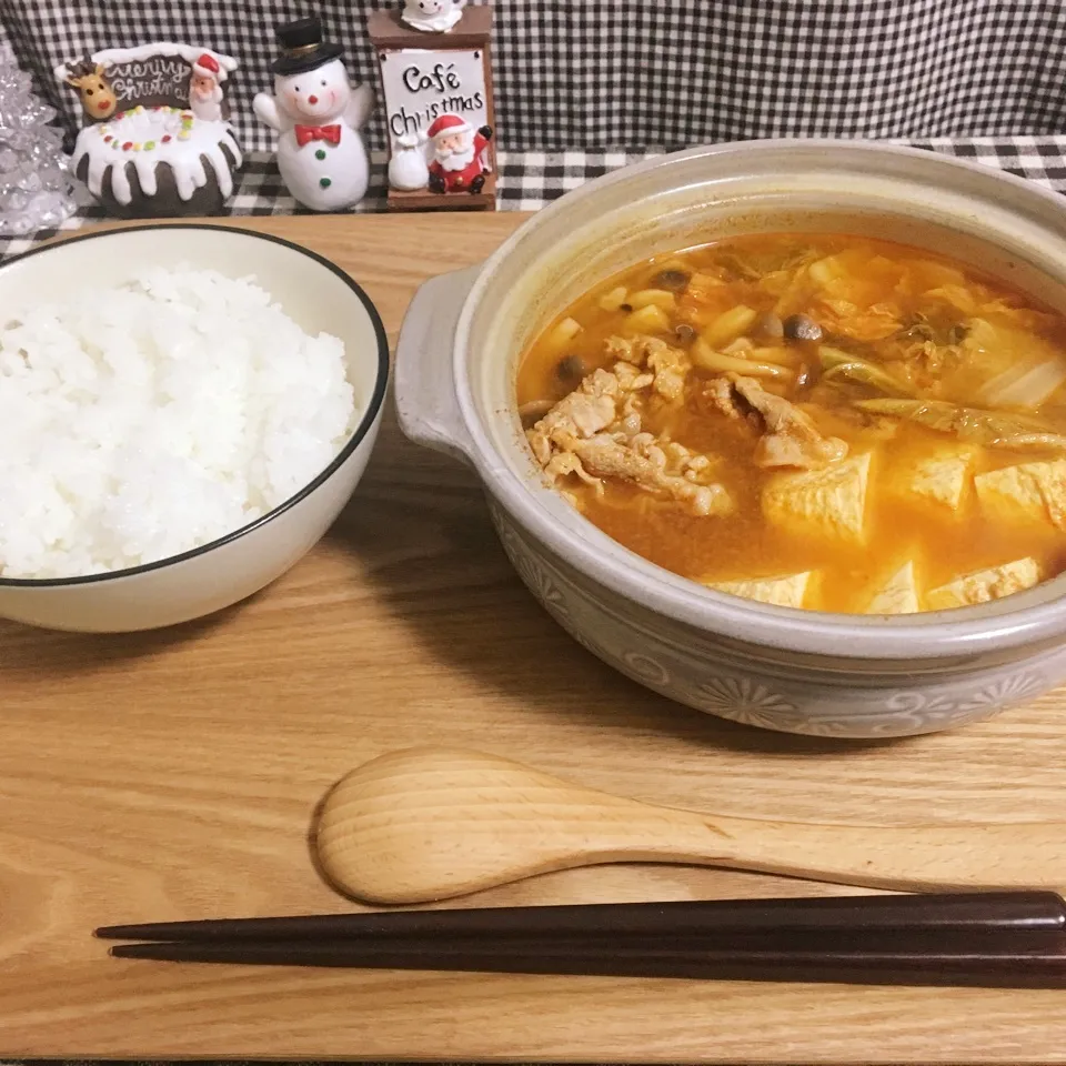 Snapdishの料理写真:キムチ鍋|まぁたんさん