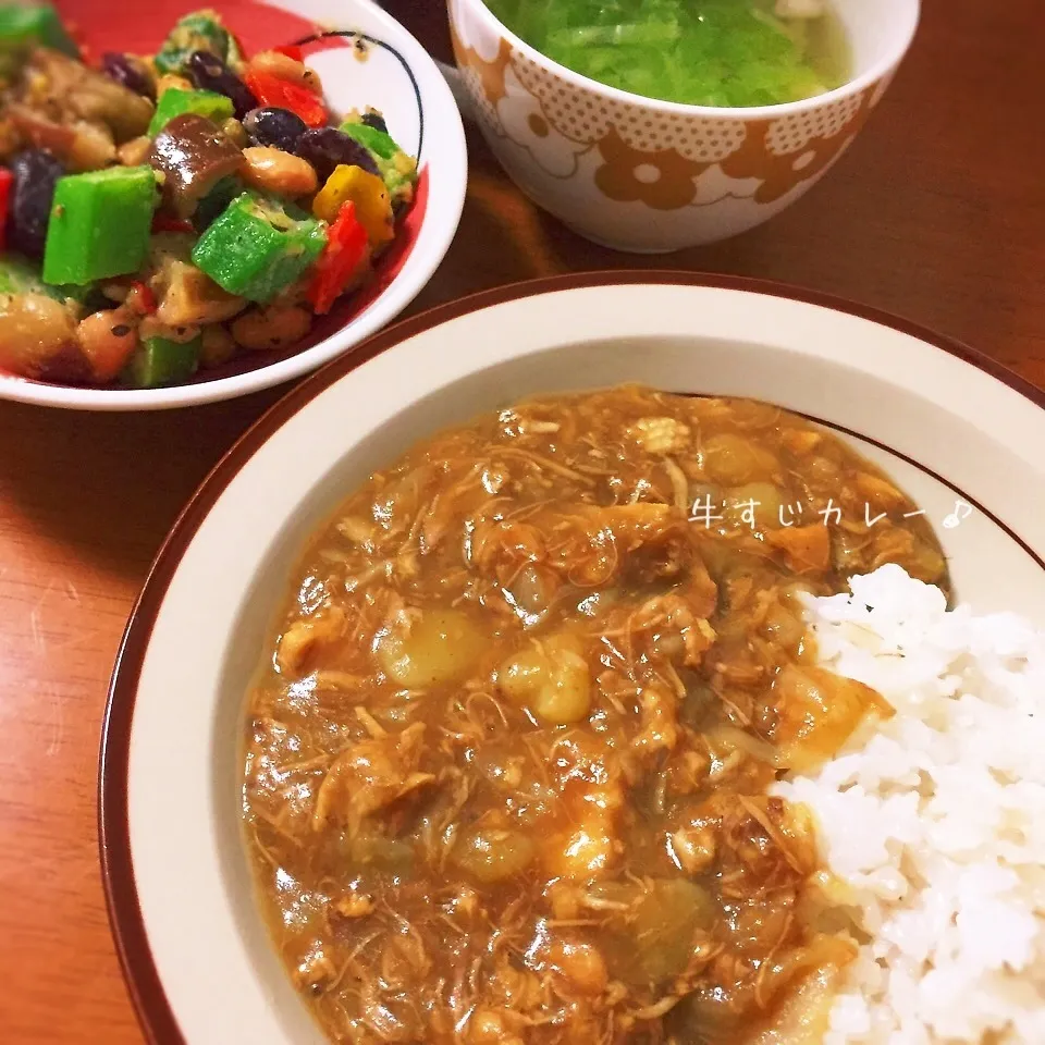 ＊トロトロ♡和風牛すじカレー♪＊|ultramarineさん