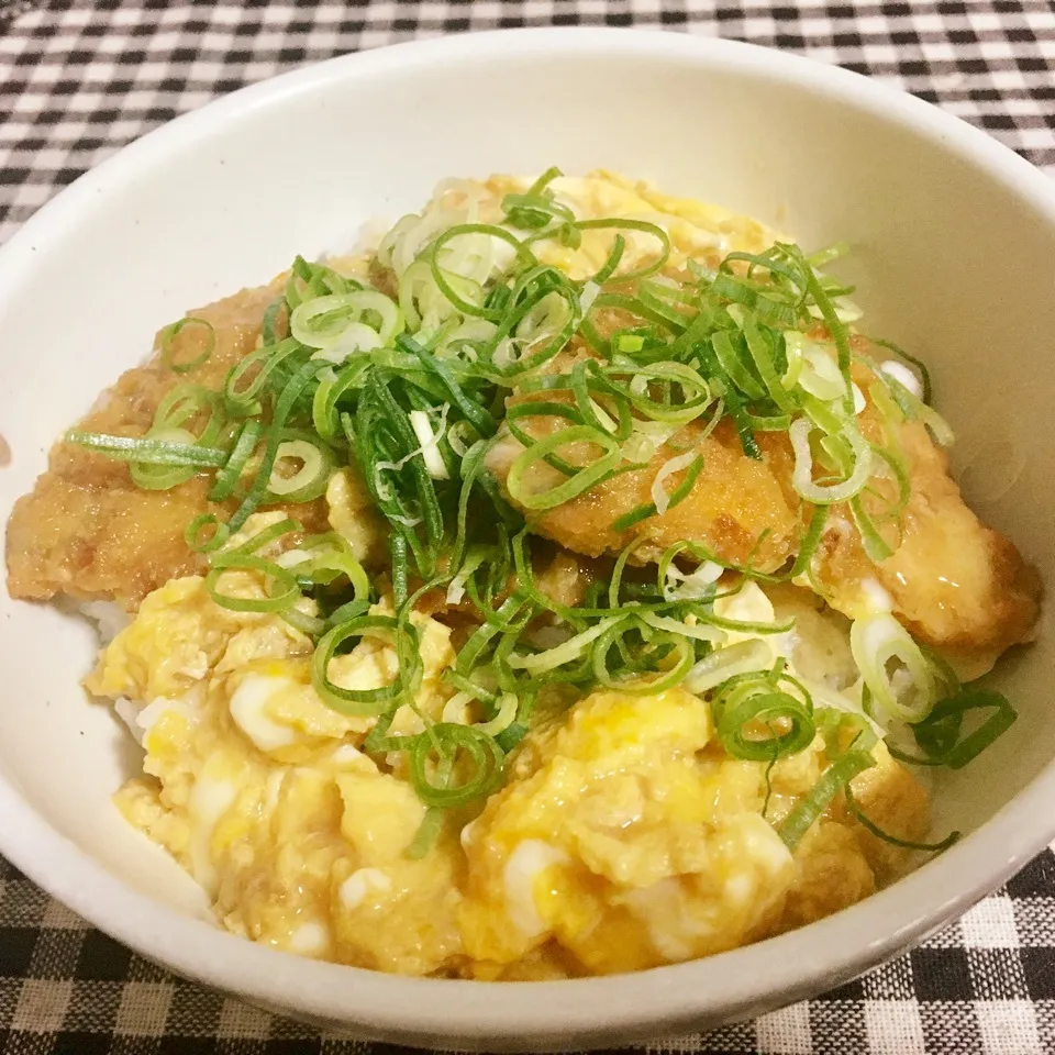 【飯研】アジフライ卵とじ丼|まぁたんさん