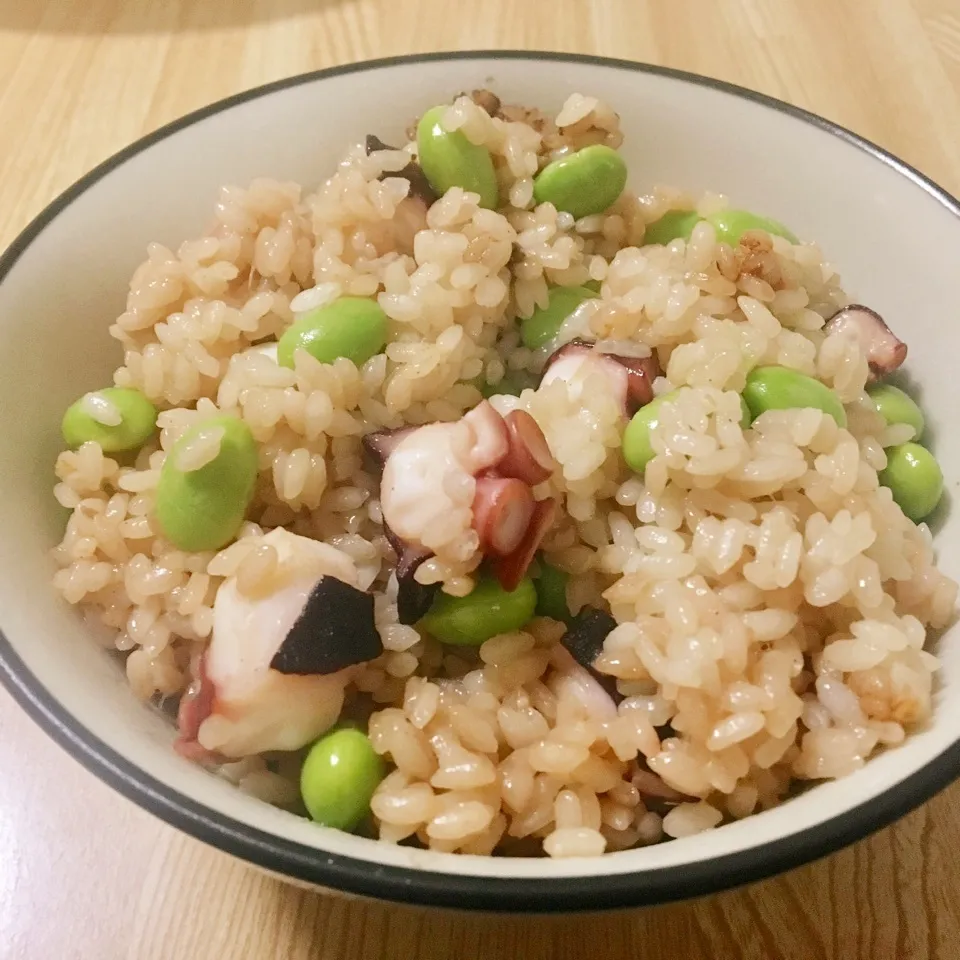 Snapdishの料理写真:【飯研】たこ飯|まぁたんさん